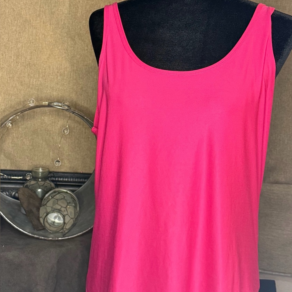 No Boundries Hot Pink Scoop Neck Tank Top.  Size XXXL.